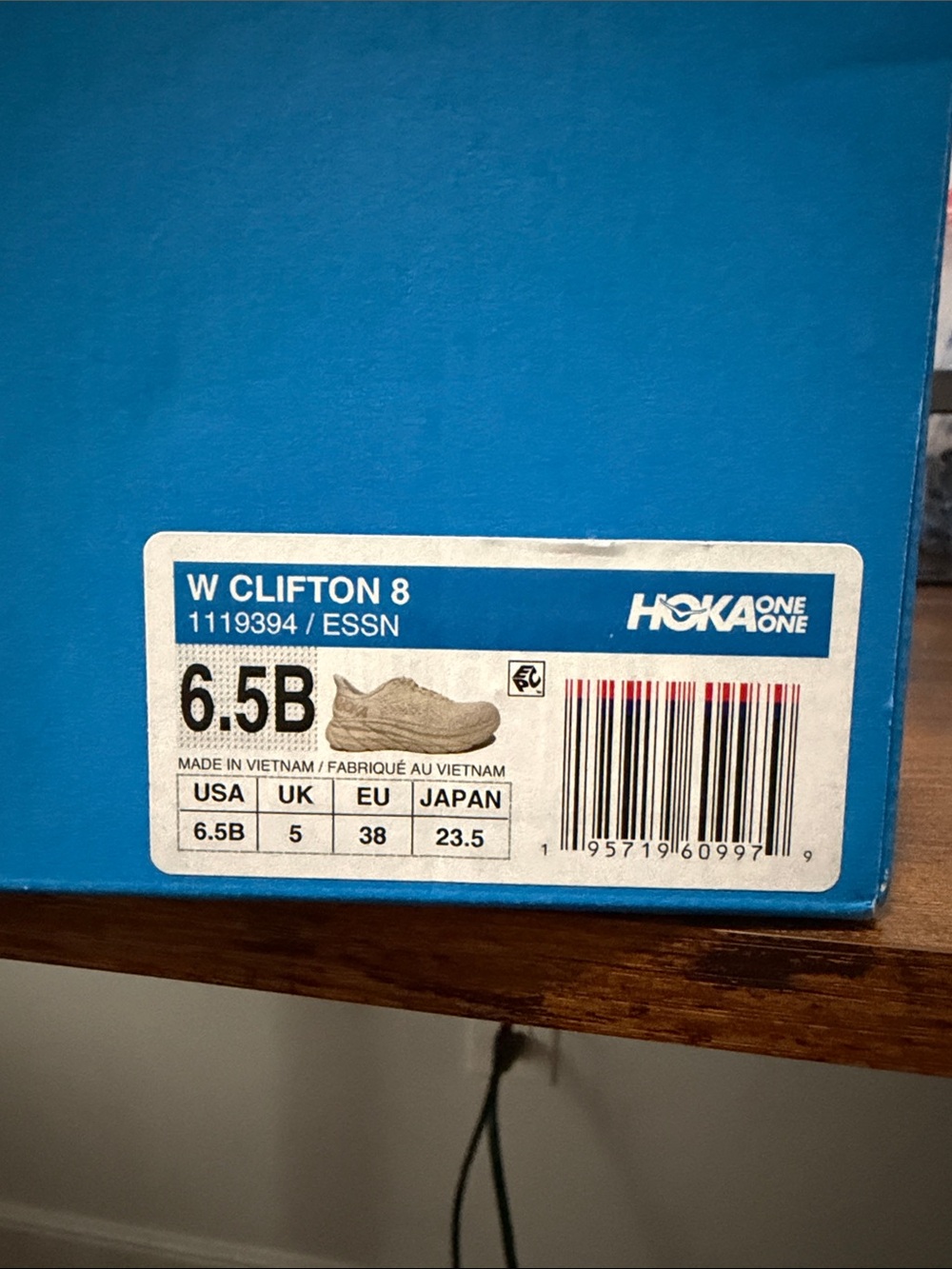 Hoka W Clifton 8 Shoes - Cream/Tan
